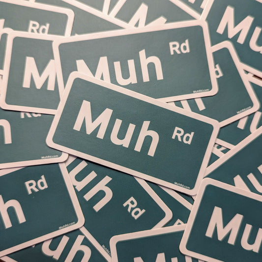 MuhRd Die cut sticker